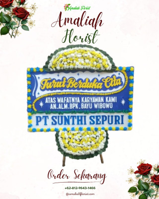 Papan Bunga Duka di Panombeian Pane